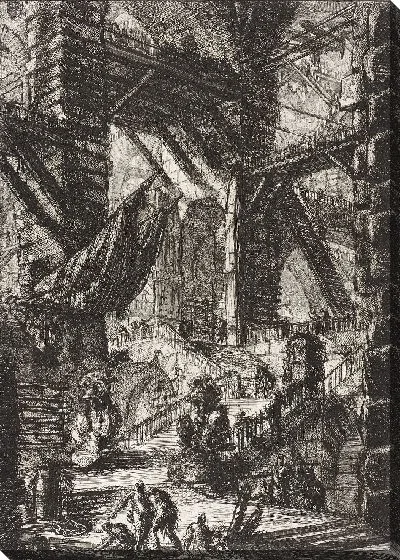 Картина Лестница с трофеями 