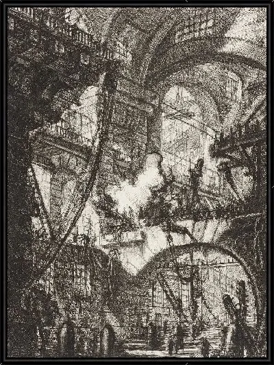 Картина Дымящийся огонь 