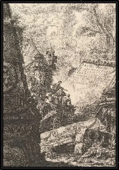 Картина Фронтиспис: первая часть архитектуры и перспективы 