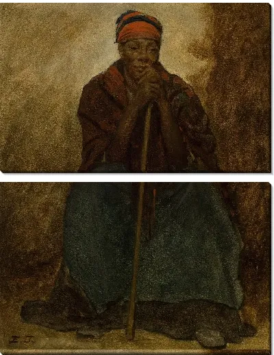Картина Дина, Портрет Негритянки 
