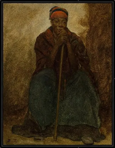 Картина Дина, Портрет Негритянки 