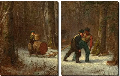 По пути в лагерь 