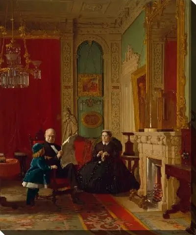 Картина Портреты (Коричневая Семья) 