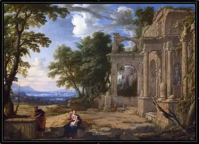 Картина Отдых на пути в Египет (  Landscape with the Rest on the Flight into Egypt)
