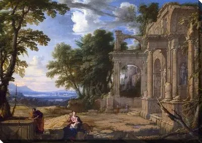 Картина Отдых на пути в Египет (  Landscape with the Rest on the Flight into Egypt)