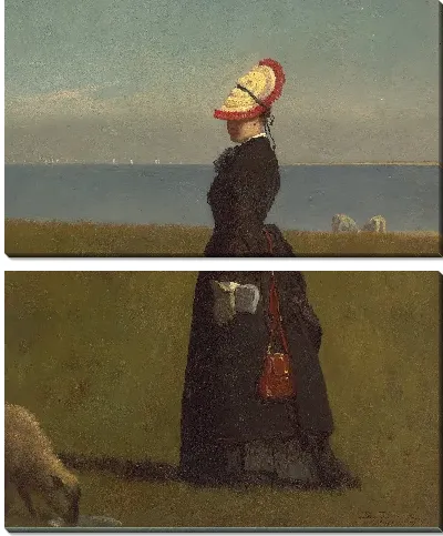 Картина Ягнята, Нантакет 