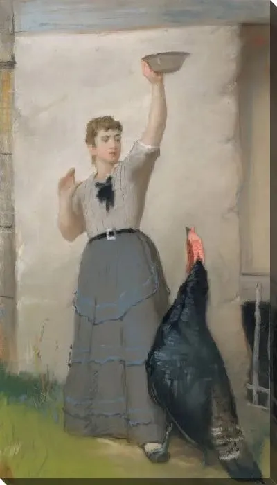 Картина Кормление Турции 