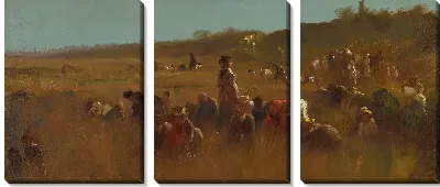 Картина Сборщики клюквы, Нантакет 