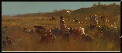 Картина Сборщики клюквы, Нантакет 