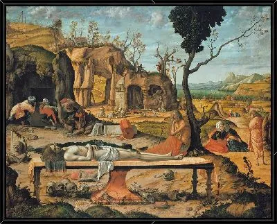 Подготовка гроба Христова 