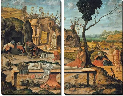 Подготовка гроба Христова 