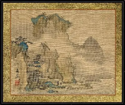 Старик и его сопровождающий направляются к дому на холме 