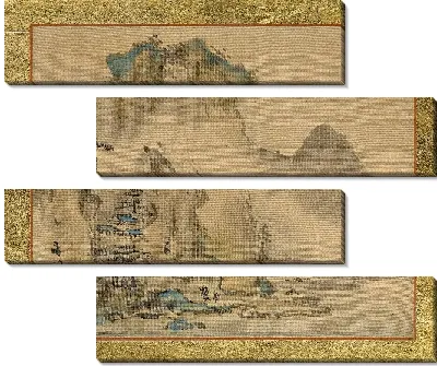 Старик и его сопровождающий направляются к дому на холме 