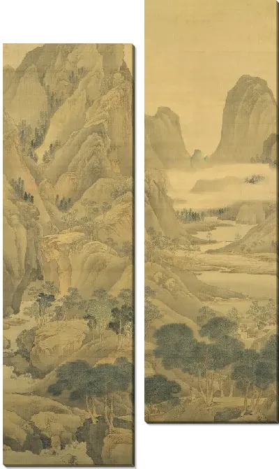 Картина Пейзаж весной 