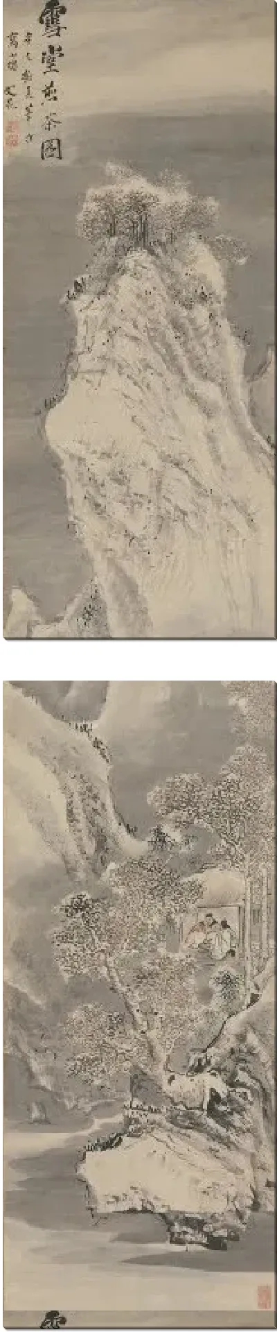 Картина Свисающий свиток 