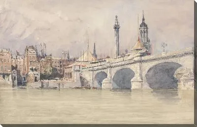 Картина Открытие нового Лондонского моста