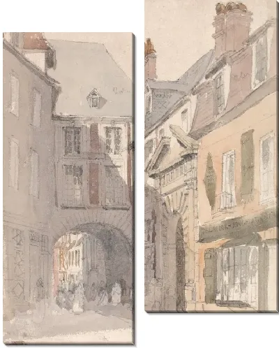 Картина Площадь Св. Варфоломей, Руан