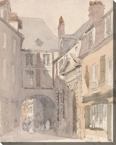 Картина Площадь Св. Варфоломей, Руан