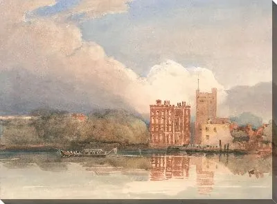 Картина Вид на Ламбетский дворец на Темзе