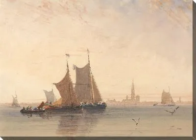 Картина Антверпен, утро