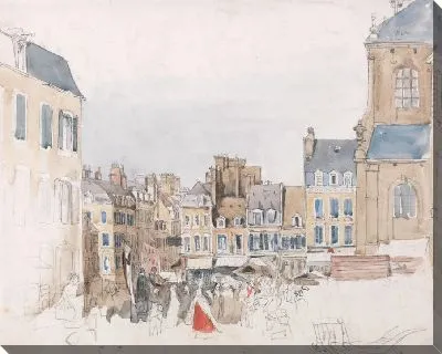 Картина Французский рынок