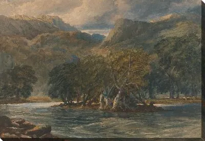 Картина На реке Конвей, Северный Уэльс