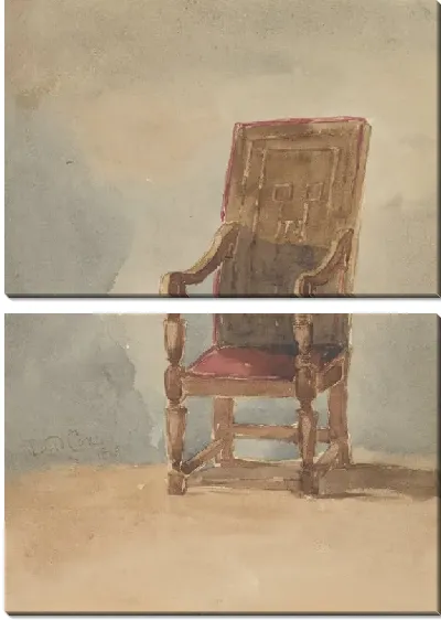 Картина Этюд античного кресла
