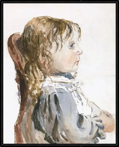 Картина Девушка в переднике