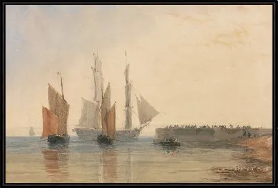 Вход в гавань Кале