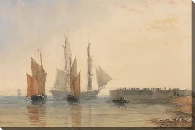 Картина Вход в гавань Кале