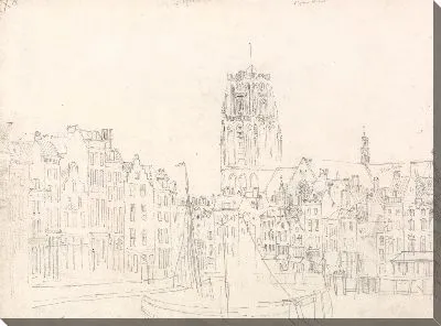 Картина Роттердам: Церковь Святого Лаврентия