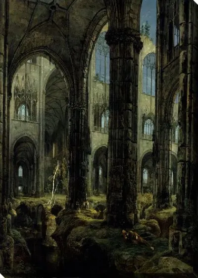 Картина Руины готической церкви