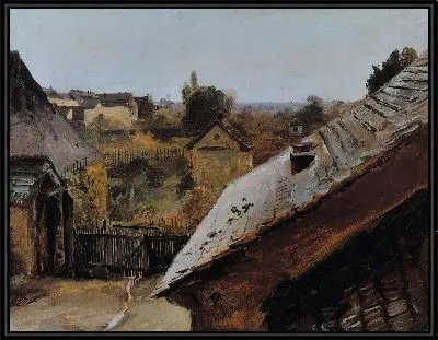 Вид на крыши и сады