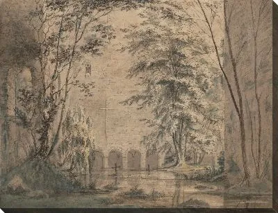 Затопленные руины монастыря