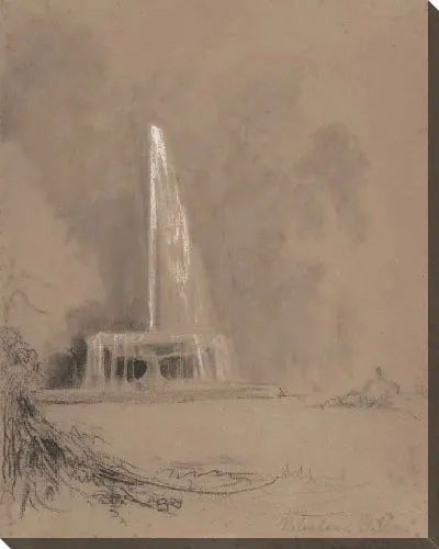 Картина Фонтан в парке