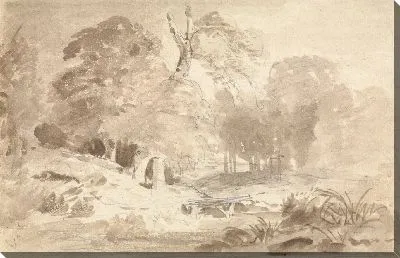 Картина Сельский пейзаж в Марке Бранденбург