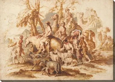 Картина Возвращение Иакова, c.1647-1651