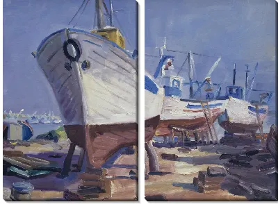 Картина Манфредония, верфь