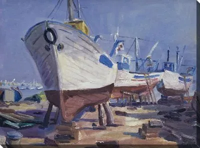 Картина Манфредония, верфь