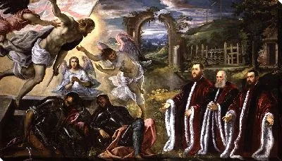 Воскресший Христос и портреты трех Авогадро 