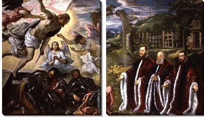 Воскресший Христос и портреты трех Авогадро 