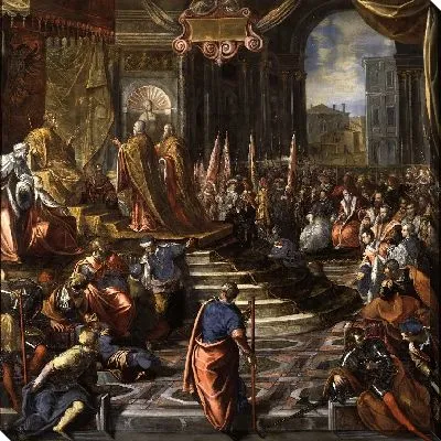 Послы Дож Зиани напрасно просят Барбароссу заключить мир с Александром III 