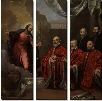 Святой Марк во славе и портреты трех Авогадоров 