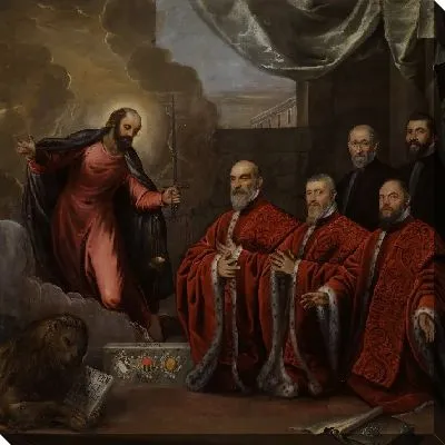 Картина Святой Марк во славе и портреты трех Авогадоров 