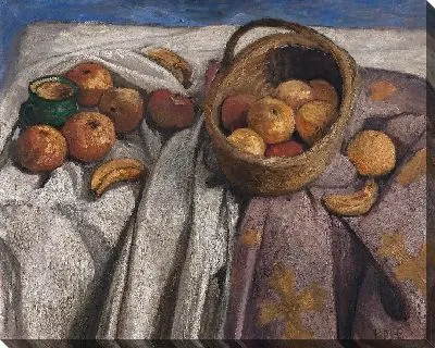 Натюрморт с яблоками и бананами 