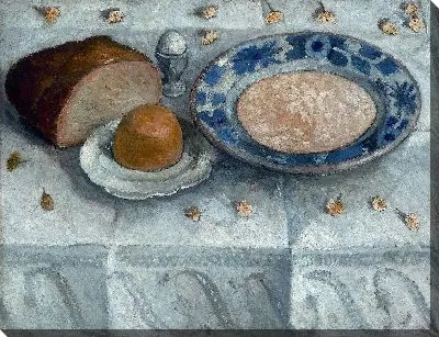 Натюрморт с большой миской для молока 