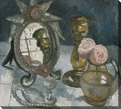 Картина Натюрморт с венецианским зеркалом 