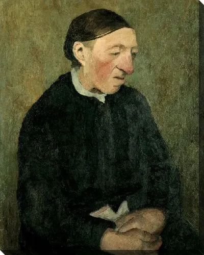 Картина Сидящая старуха с носовым платком 