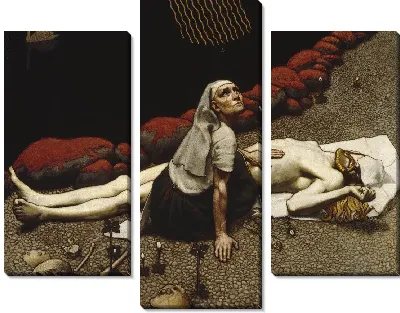 Картина Мать Лемминкяйнена 
