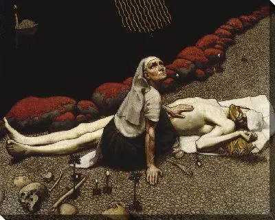 Картина Мать Лемминкяйнена 